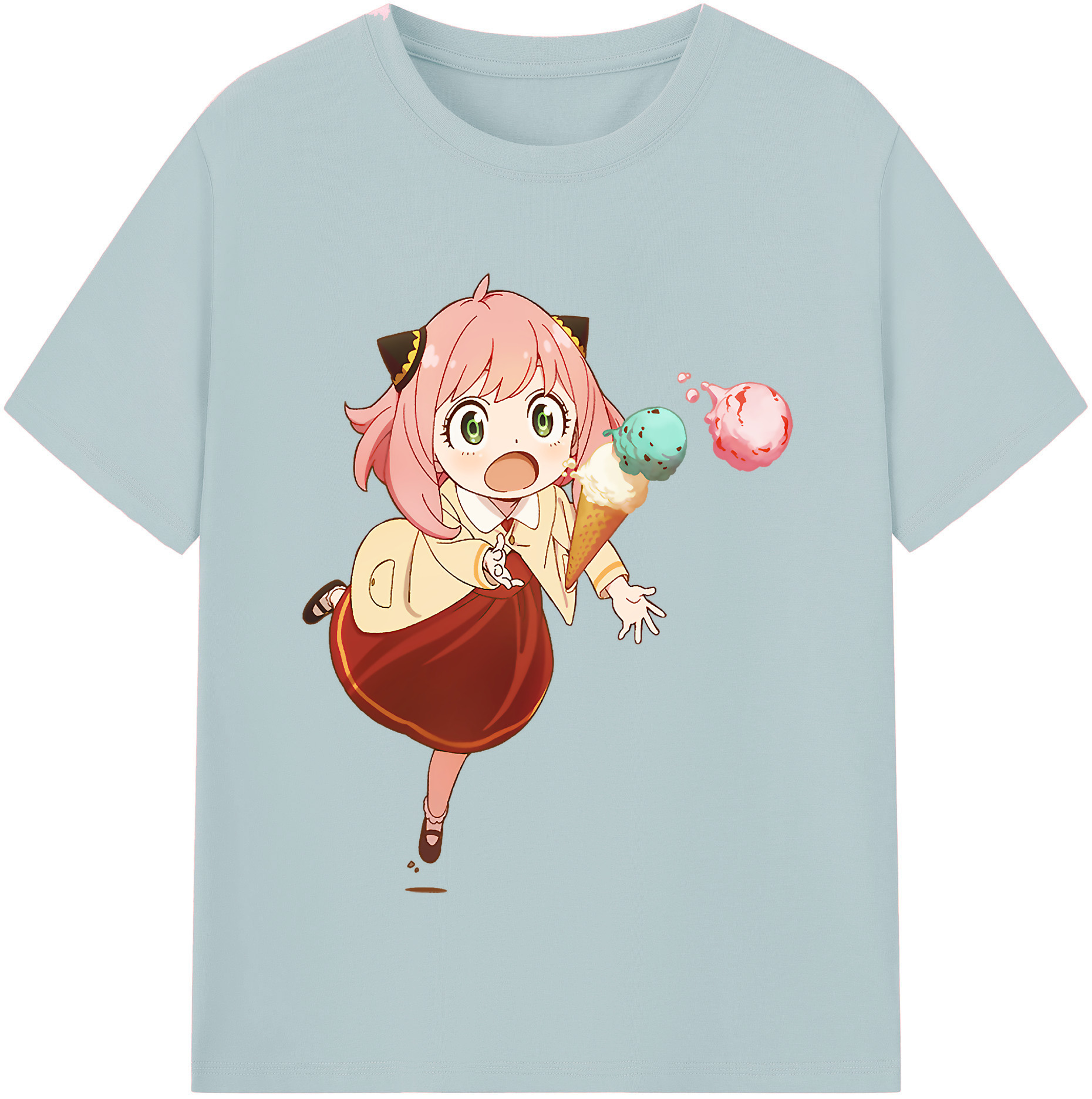 （画像用） SPY×FAMILY间谍家家酒 綿100％半袖Tシャツ（フロントプリント）